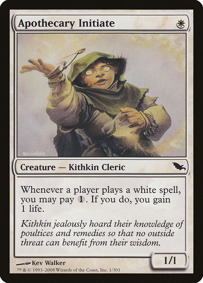 Apothecary Initiate 1 (Shadowmoor)  - Foil | Good Games Adelaide SA