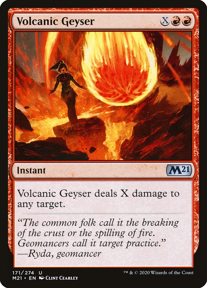 Volcanic Geyser 171 (Core Set 2021)  - Foil | Good Games Adelaide SA