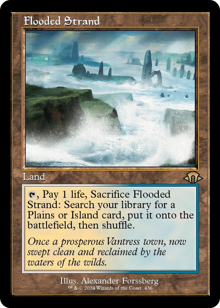 Flooded Strand 436/319 (Modern Horizons 3)  - Retro Foil | Good Games Adelaide SA