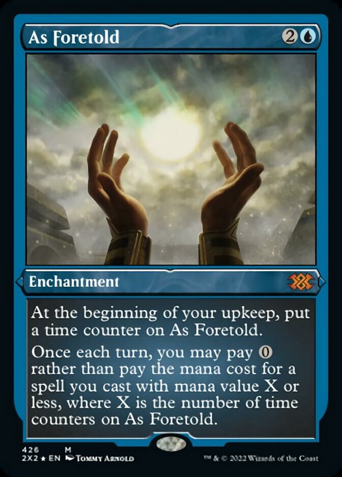 As Foretold (Foil Etched) [Double Masters 2022] | Good Games Adelaide SA