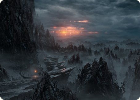 Sundown Pass Art Card [Innistrad: Crimson Vow Art Series] | Good Games Adelaide SA