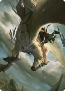 Cleaving Skyrider Art Card 5 (Art Series: Dominaria United)  | Good Games Adelaide SA
