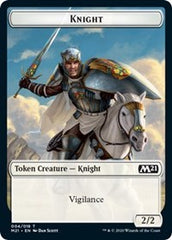 Knight // Soldier Double-sided Token [Core Set 2021 Tokens] | Good Games Adelaide SA