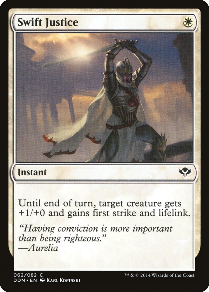 Swift Justice [Duel Decks: Speed vs. Cunning] | Good Games Adelaide SA