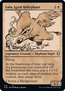 Lulu Loyal Hollyphant Showcase 379 (Commander Legends: Battle for Baldur's Gate)  | Good Games Adelaide SA