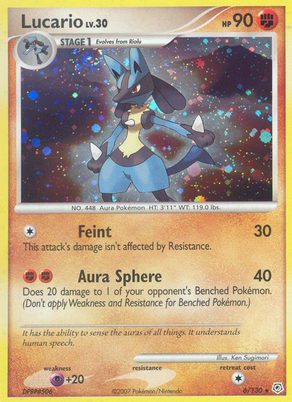 Lucario (6/130) [Diamond & Pearl: Base Set] | Good Games Adelaide SA
