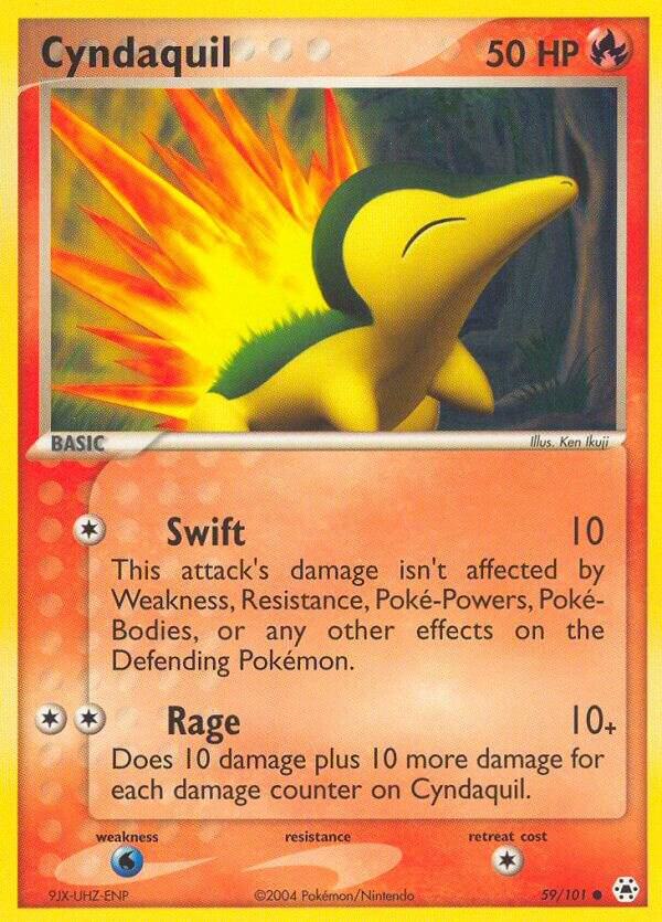 Cyndaquil 59/101 (Hidden Legends)  | Good Games Adelaide SA
