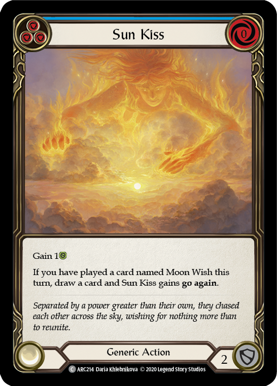 Sun Kiss (Blue) [U-ARC214] Unlimited Rainbow Foil | Good Games Adelaide SA
