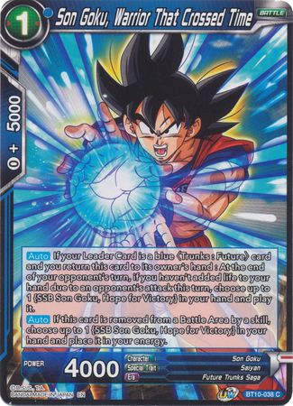 Son Goku, Warrior That Crossed Time [BT10-038] | Good Games Adelaide SA