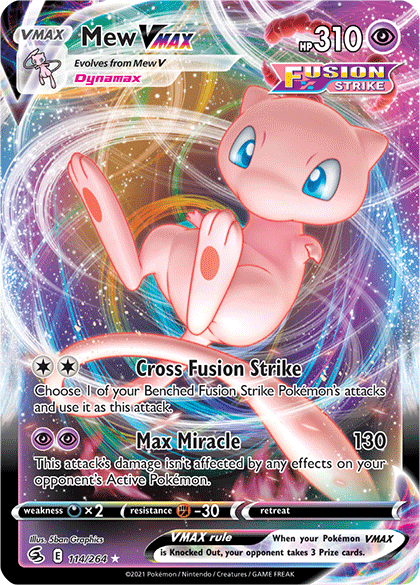Mew VMAX (114/264) [Sword & Shield: Fusion Strike] | Good Games Adelaide SA