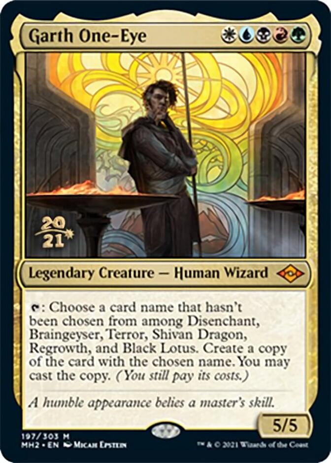 Garth One-Eye [Modern Horizons 2 Prerelease Promos] | Good Games Adelaide SA