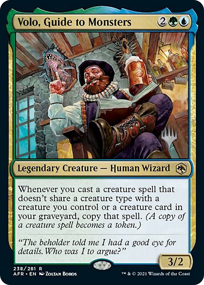 Volo Guide to Monsters 238 (Promo Pack: Adventures in the Forgotten Realms)  - Foil | Good Games Adelaide SA