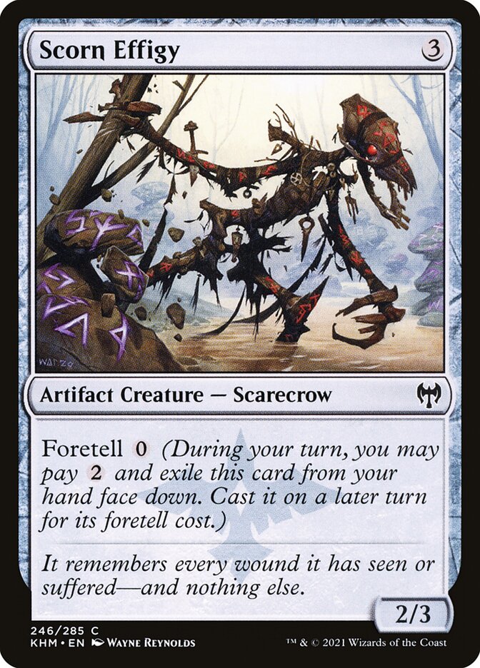 Scorn Effigy 246 (Kaldheim)  - Foil | Good Games Adelaide SA
