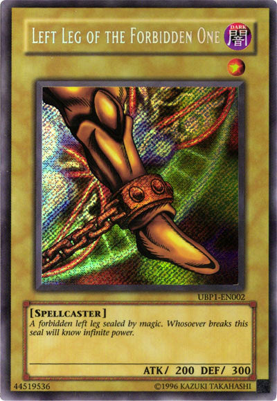 Left Leg of the Forbidden One [UBP1-EN002] Secret Rare | Good Games Adelaide SA
