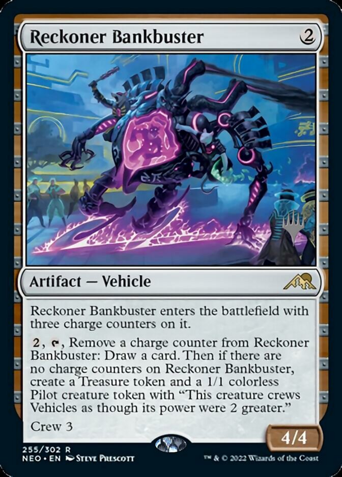 Reckoner Bankbuster (Promo Pack) [Kamigawa: Neon Dynasty Promos] | Good Games Adelaide SA