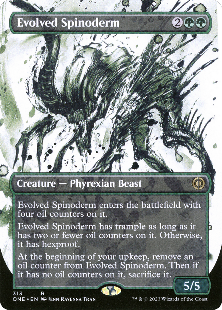 Evolved Spinoderm (Borderless Ichor) [Phyrexia: All Will Be One] | Good Games Adelaide SA