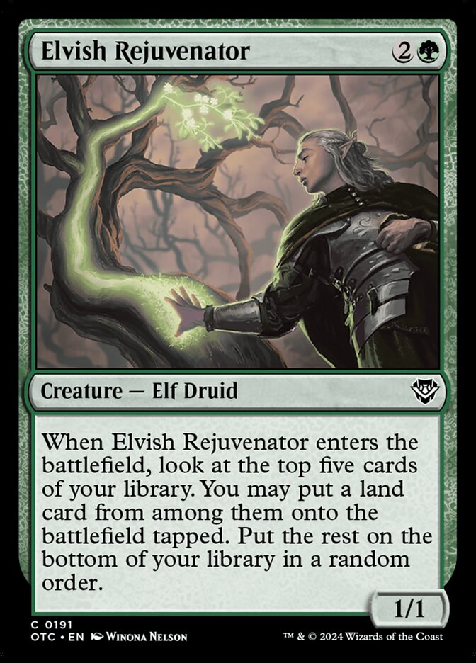 Elvish Rejuvenator 191 (Commander: Outlaws of Thunder Junction)  | Good Games Adelaide SA