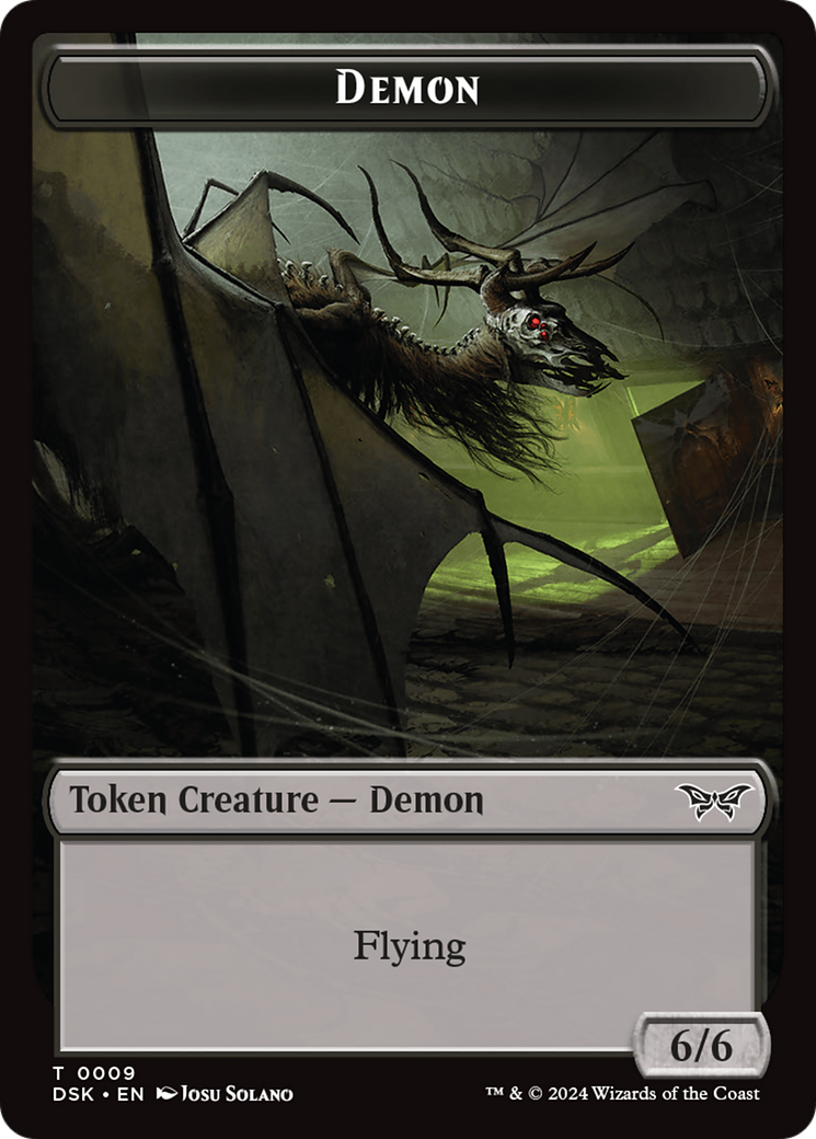 Demon Token [Duskmourn: House of Horror Tokens] | Good Games Adelaide SA