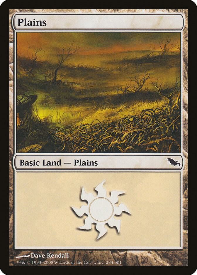Plains 284 (Shadowmoor)  - Foil | Good Games Adelaide SA