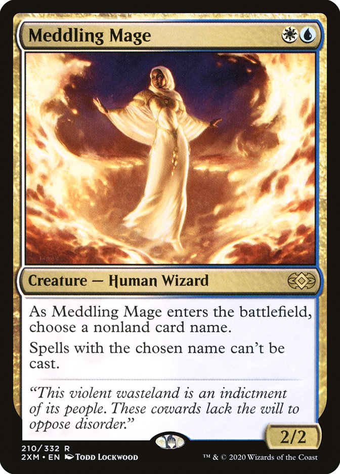 Meddling Mage 210 (Double Masters)  - Foil | Good Games Adelaide SA