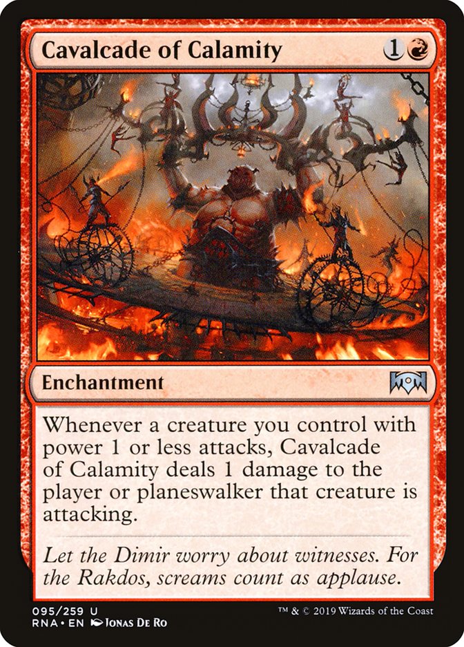 Cavalcade of Calamity 95 (Ravnica Allegiance)  - Foil | Good Games Adelaide SA