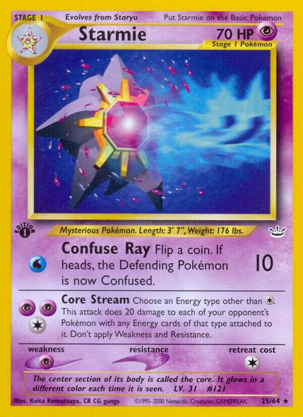 Starmie 25/64 (Neo Revelation)  - 1st Edition | Good Games Adelaide SA