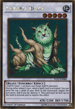 Naturia Beast [PGL2-EN086] Gold Rare | Good Games Adelaide SA