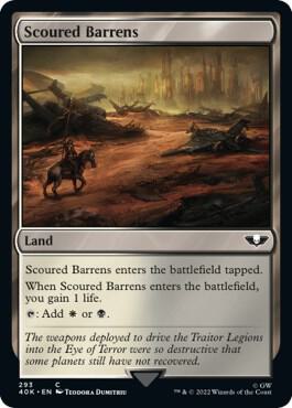 Scoured Barrens 293 (Universes Beyond: Warhammer 40,000)  | Good Games Adelaide SA