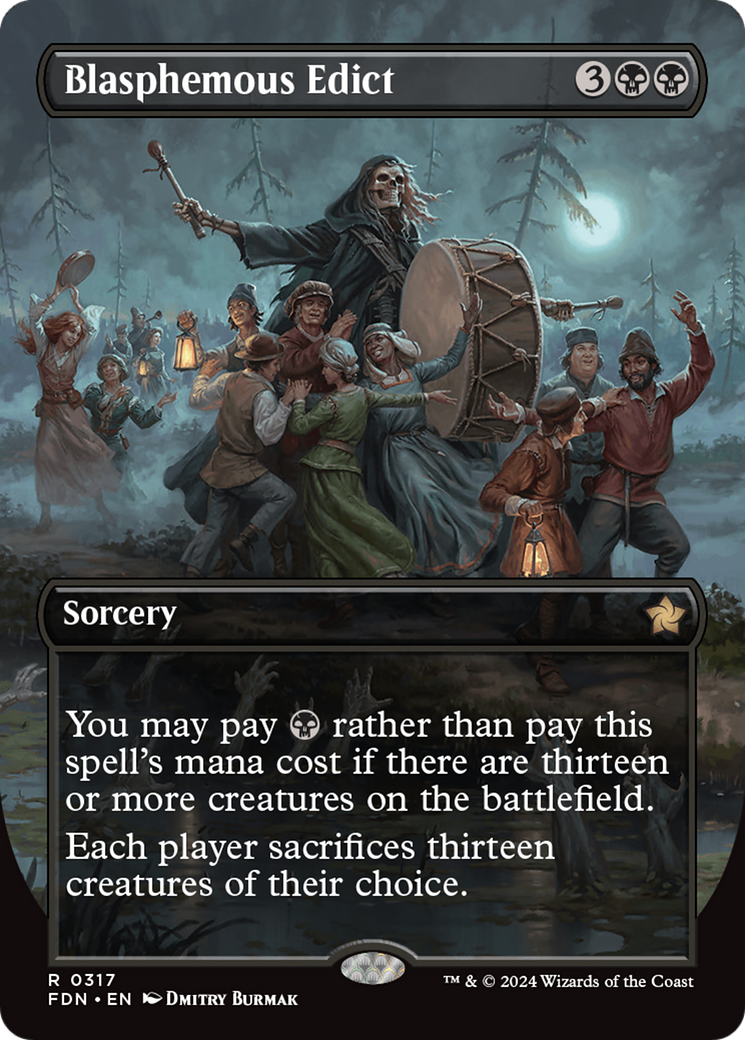 Blasphemous Edict (Borderless) [Foundations] | Good Games Adelaide SA