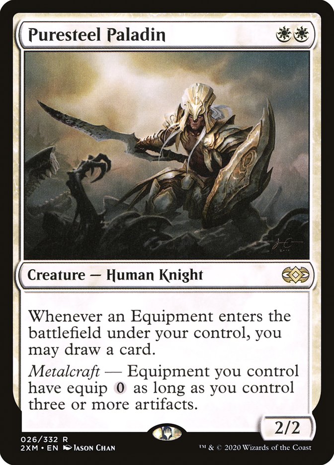 Puresteel Paladin [Double Masters] | Good Games Adelaide SA