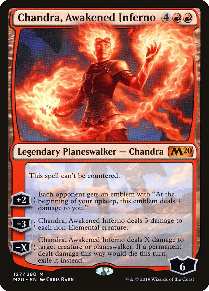 Chandra, Awakened Inferno [Core Set 2020] | Good Games Adelaide SA