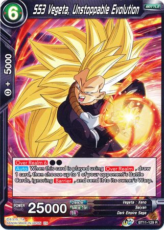 SS3 Vegeta, Unstoppable Evolution [BT11-129] | Good Games Adelaide SA