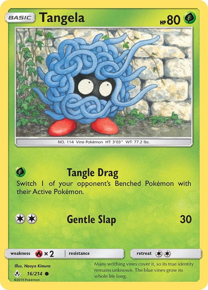 Tangela 16/214 (SM - Unbroken Bonds)  | Good Games Adelaide SA