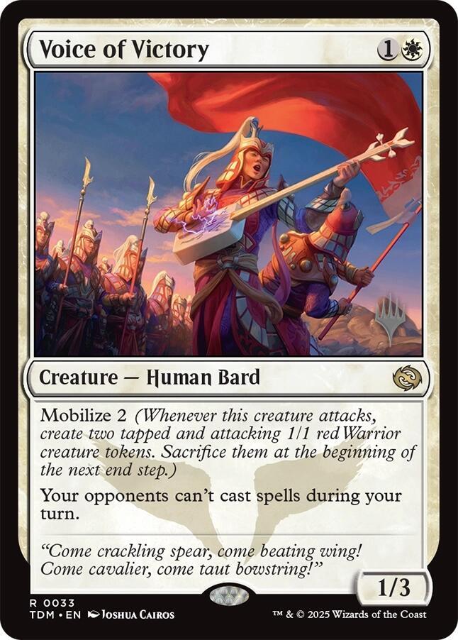 Voice of Victory 33 (Promo Pack: Tarkir: Dragonstorm)  | Good Games Adelaide SA