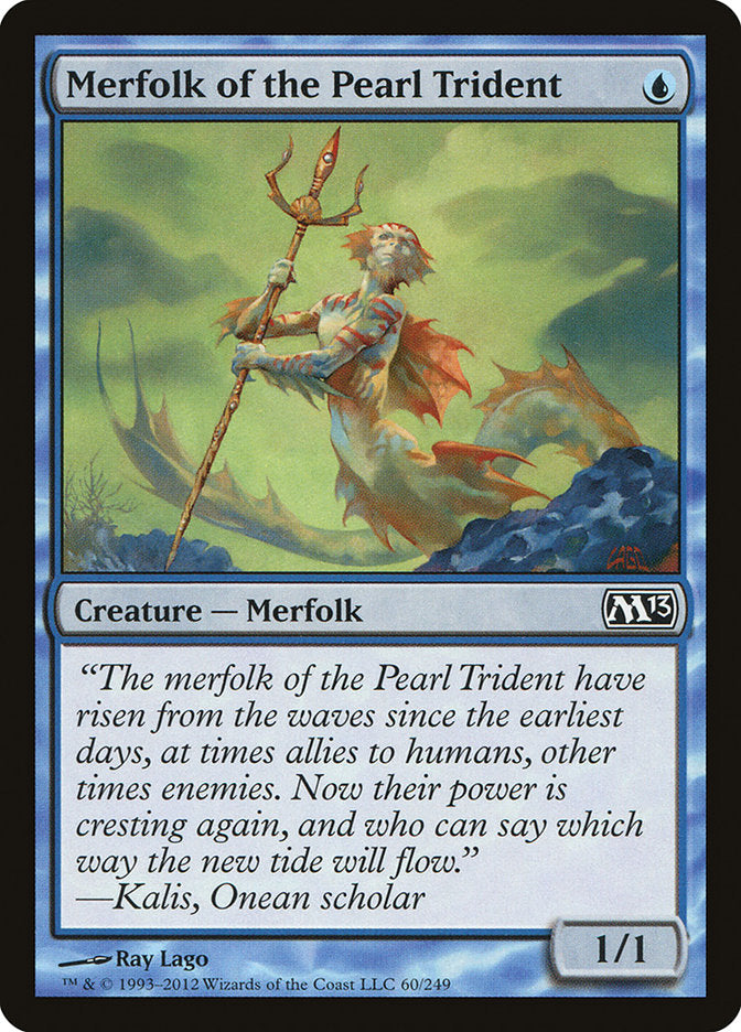 Merfolk of the Pearl Trident 60 (Magic 2013 (M13))  - Foil | Good Games Adelaide SA