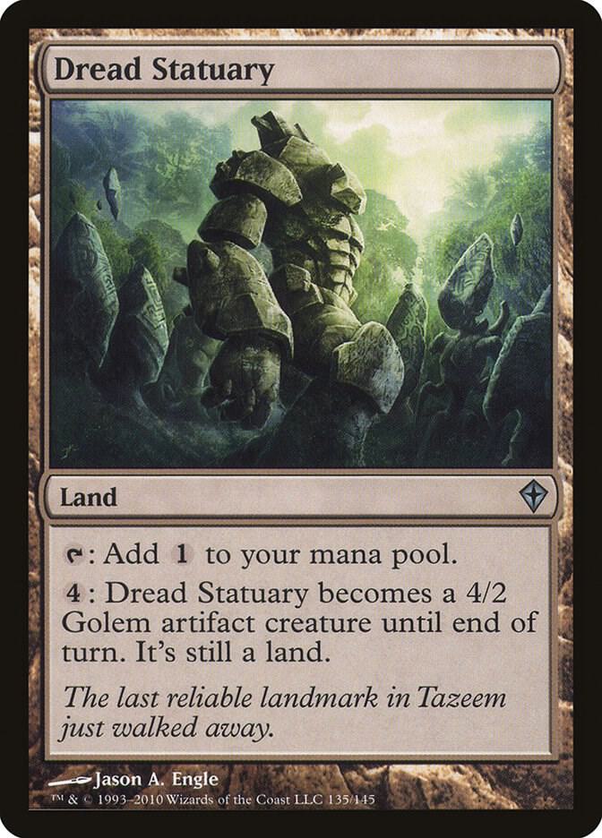 Dread Statuary 135 (Worldwake)  - Foil | Good Games Adelaide SA