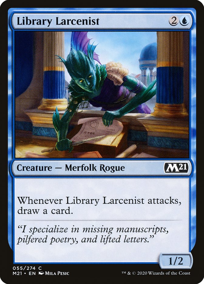 Library Larcenist 55 (Core Set 2021)  - Foil | Good Games Adelaide SA