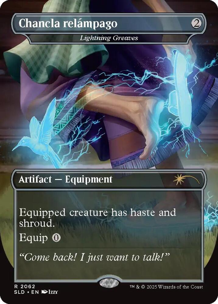 Chancla relampago Lightning Greaves 2062 (Secret Lair Drop Series)  | Good Games Adelaide SA