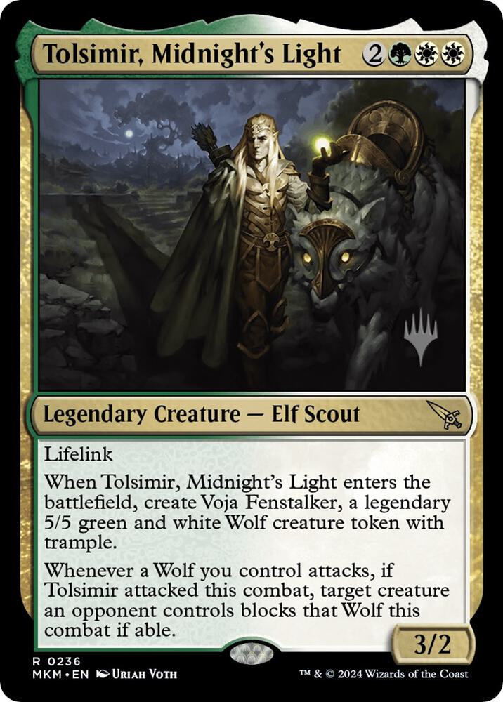Tolsimir Midnights Light 236 (Promo Pack: Murders at Karlov Manor)  - Foil | Good Games Adelaide SA