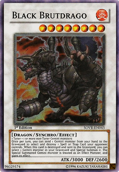 Black Brutdrago [SOVR-EN043] Super Rare | Good Games Adelaide SA