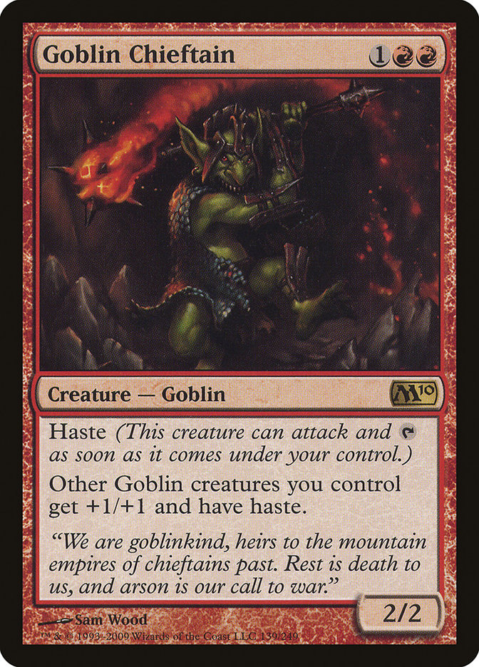 Goblin Chieftain [Magic 2010] | Good Games Adelaide SA