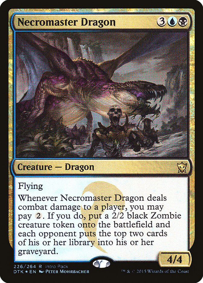 Necromaster Dragon [Dragons of Tarkir Promos] | Good Games Adelaide SA