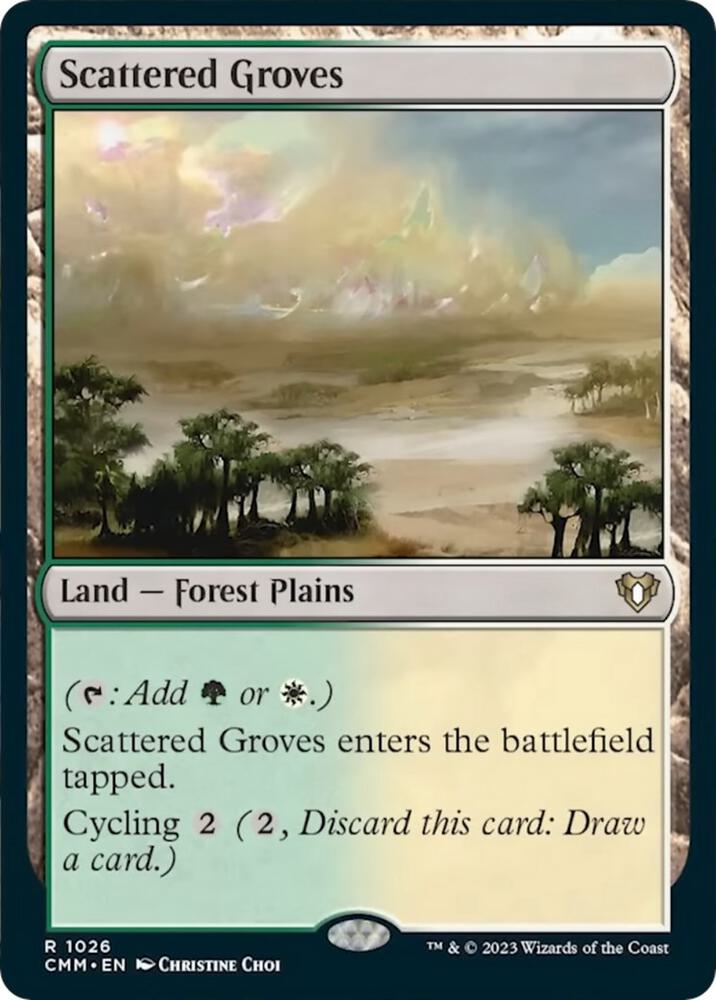 Scattered Groves 1026 (Commander Masters)  | Good Games Adelaide SA