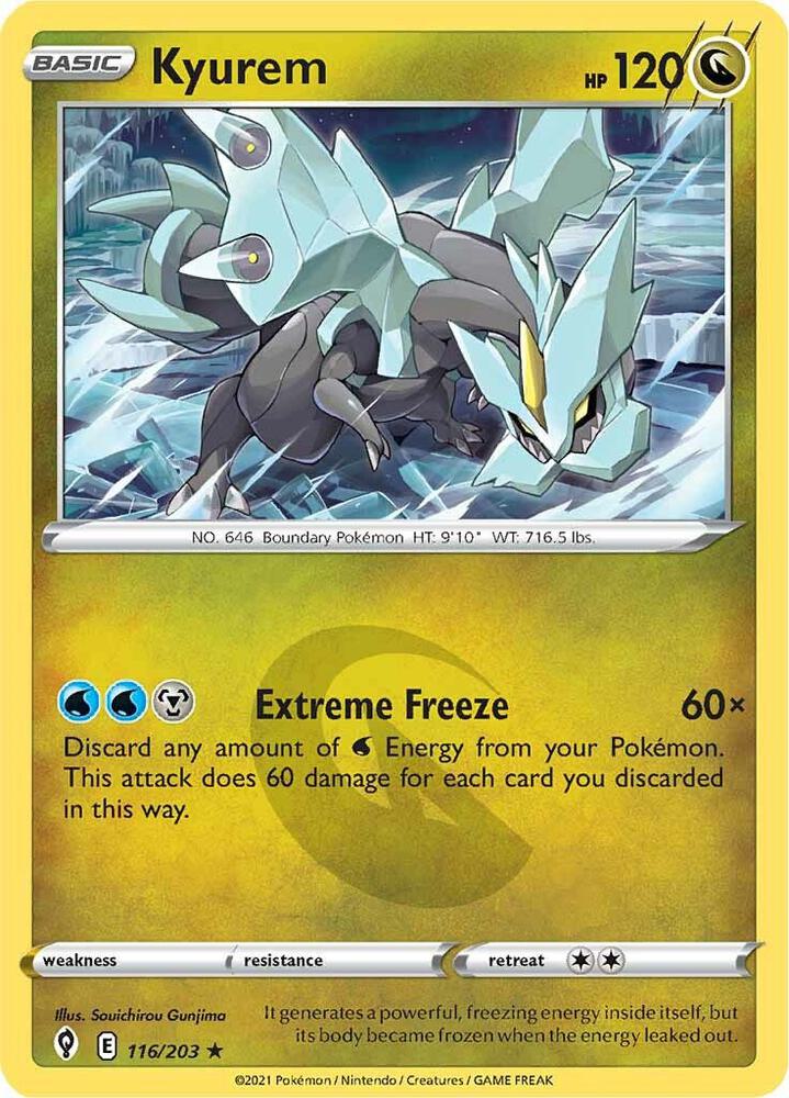 Kyurem 116/203 (SWSH07: Evolving Skies)  - Holofoil | Good Games Adelaide SA