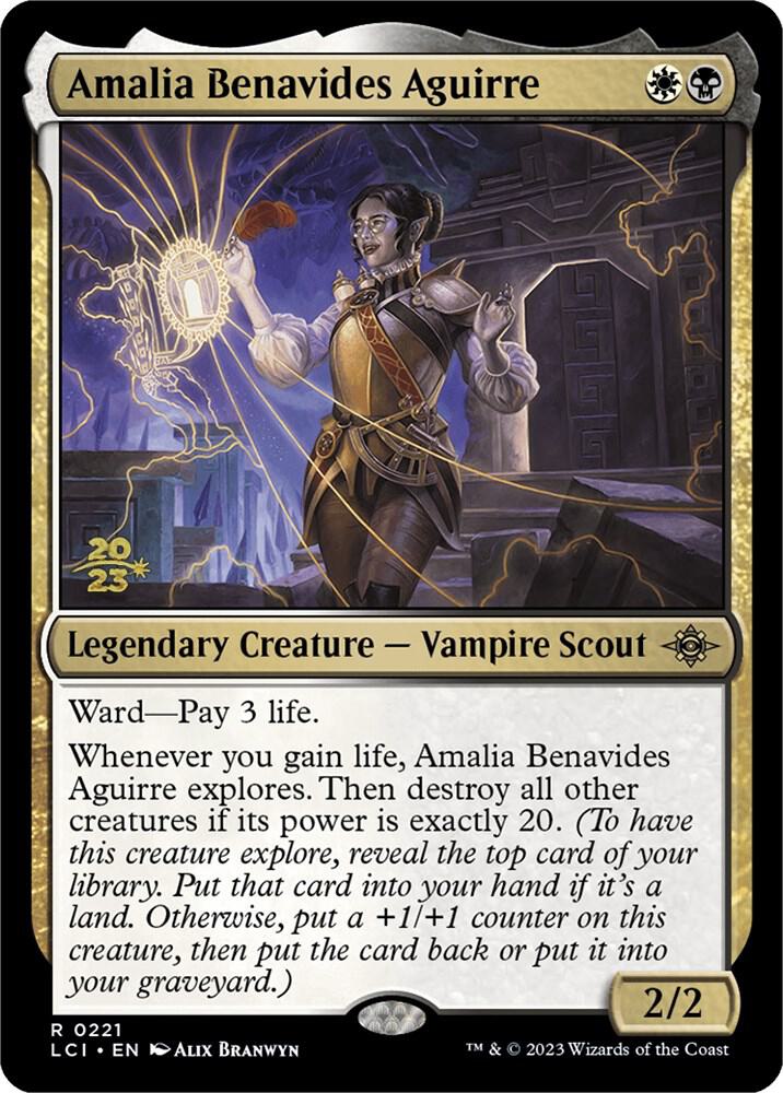 Amalia Benavides Aguirre 221 (Prerelease Cards)  - PreRelease Foil | Good Games Adelaide SA