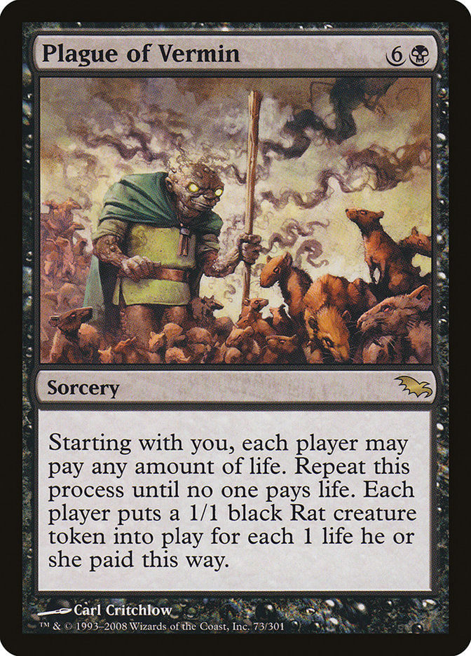 Plague of Vermin 73 (Shadowmoor)  | Good Games Adelaide SA