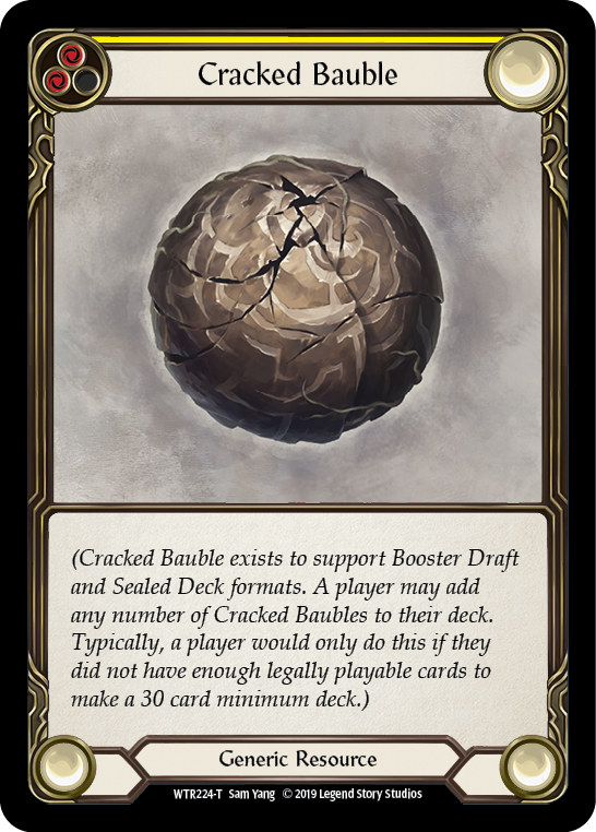 Cracked Bauble [WTR224-T] Alpha Print Normal | Good Games Adelaide SA