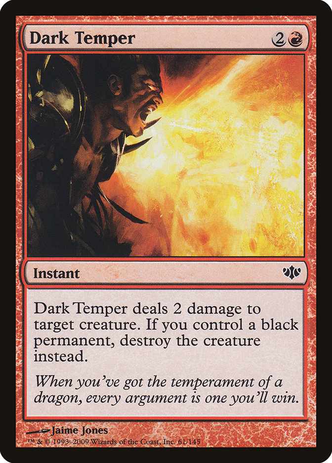 Dark Temper 61 (Conflux)  - Foil | Good Games Adelaide SA