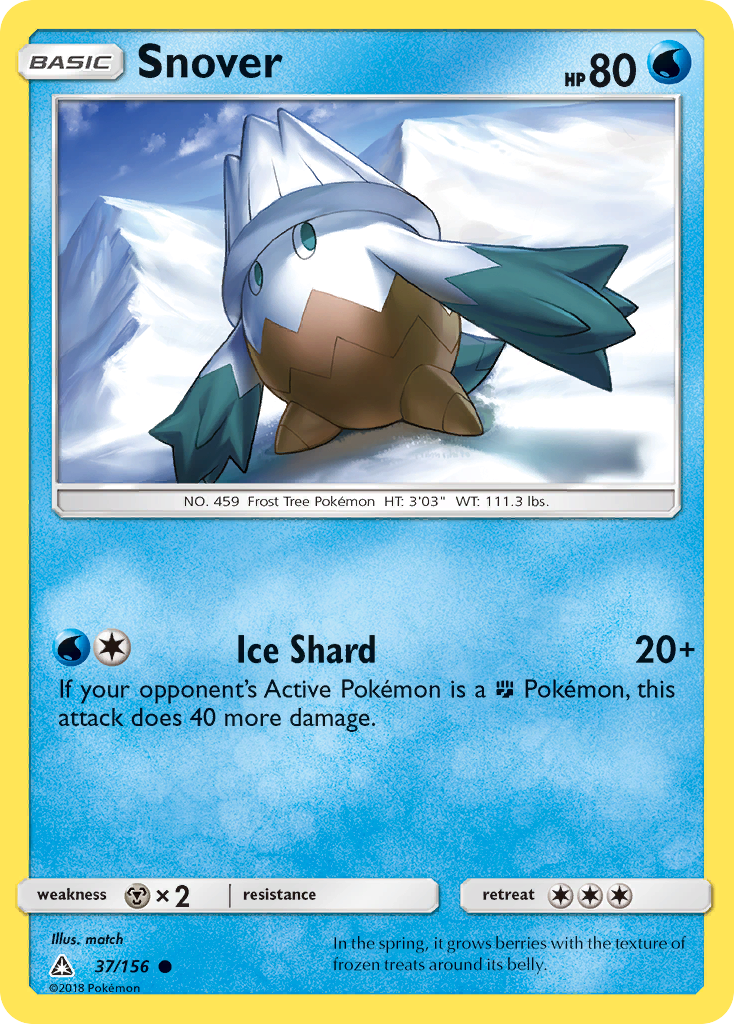 Snover (37/156) [Sun & Moon: Ultra Prism] | Good Games Adelaide SA