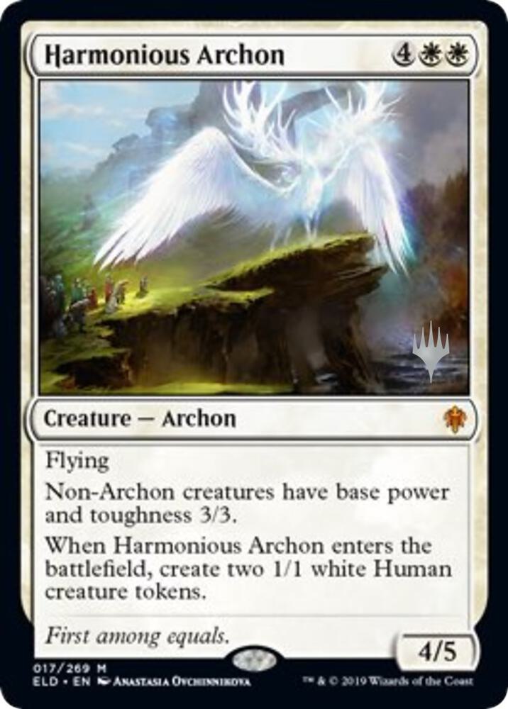 Harmonious Archon 17 (Promo Pack: Throne of Eldraine)  | Good Games Adelaide SA